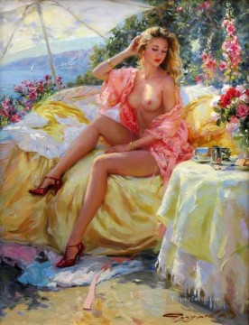 Pretty Lady KR 019 Impressionist Oil Paintings